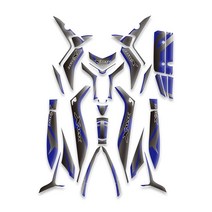 Kodaskin-야마하 오토바이 3D 프린팅 스티커 데칼 장식 XMAX300 xmax 300 x-max 300 x max 300, 02 파란