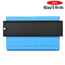5/6/10IN 윤곽 게이지 복제기 다기능 플라스틱 목공 측정 불규칙한 PROFILER 마커 절단, 04 6 inch bule