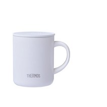 써모스 일본 스테인리스 스틸 보온보냉 머그컵 JDG-350C, 1개, 화이트