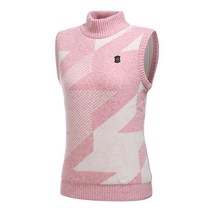 *사은품증정* [와이드앵글] 여성 패턴 터틀넥 방풍베스트 WWW19K33P5