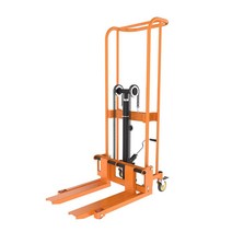 수동 입식 소형 지게차 유압 핸드 팔레트 운반기 포크, 200kg 리프트 0.9m 평판형, 200kg리프트0.9m포크