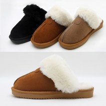 여성 털슬리퍼 겨울 스웨이드 퍼슈즈 EVOA