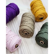 6.5mm 40yard 530g 무광 굵은 폴리에스터 우동끈 로프 우동실, No.25
