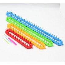 목도리 짜기도구 뜨개질 수제 DIY 뜨개질 스웨터 취미, 직사각형 세트 1-4, 1개