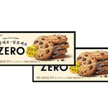 롯데 제로 초콜릿칩쿠키 무설탕 설탕제로 84g 아이간식, 2개
