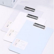 델리 커버 클립보드 레포트 화일 A4 72500, 블루, 3개