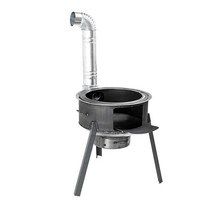 거꾸로 타는 화목난로 펠렛난로 장작 난로 장작 나무, 48cm+1.5두께+스토브