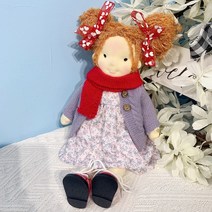 미니 발도르프 인형 지역 에나멜 인형 아티스트 수제 카와이 어린이 크리스마스 선물 장난감 수제 부드러운 필, 3.3 - 30cm