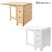 [이케아 직수입] NORDEN 접이식테이블, 색상:자작나무