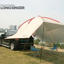 LongSinger 차박 타프 차박용 타프쉘 캠핑 하비 텐트 카쉘터, 카키