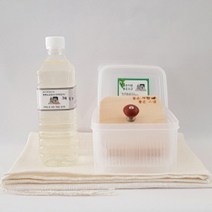 천연 간수. 간수500ml+ 가정용 두부틀(1모용)+보자기+주머니.두부만들기셋트.j05-1, 두부만들기, 1모용셋트