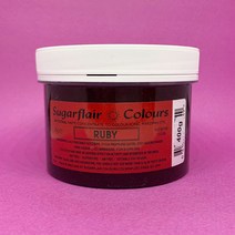 공예몰 Sugarflair 슈가플레어 대용량 7_Ruby 400g SPECTRAL PASTE CONCENTRATE TO COLOUR 슈가크래프트 설탕공예 색소, 1개