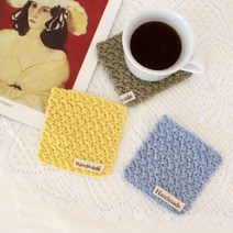 러브컨츄리 아이원추 티매트 만들기 뜨개질 DIY 패키지, 201, 1개
