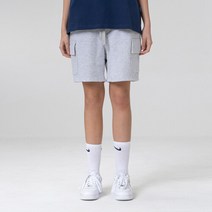 유씨엘에이(UCLA) 드로스트링 카고 숏 팬츠[L-M-GREY](UY4SP14_12)