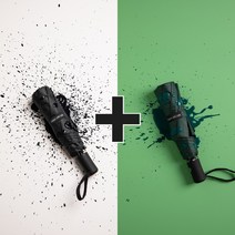 (1+1) 튼튼한 파스텔 3단 자동우산