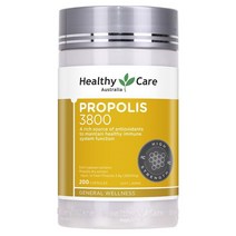 [호주직구] [HEALTHY CARE] 고함량 프로폴리스 3800MG 200CAPS, 1병, 1통