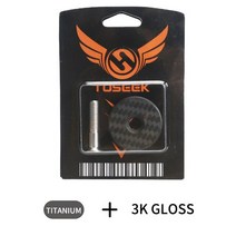 지게차부품 28.6mm 1 / 8 탄소 섬유 자전거 헤드셋 커버 상단 키 소켓 스틸 웨이 MTB 지게차 부품, [04] Titanium 3k gloss
