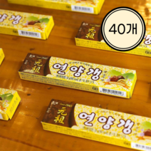 해태 연양갱 밤호두맛 55g x 40개/ 80개 어르신 간식 국민간식, 40개