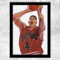 더 퍼스트 슬램덩크 굿즈 판플랫 THE FIRST SLAM DUNK 극장판 smb001, 블랙 프레임, 민트 29