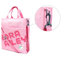 초등 학원가방 여아 신발 주머니 실내화 보조 가방 핑크