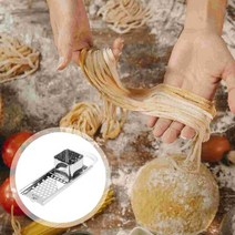 가정용칼국수기계 면 국수뽑는 제면기 도삭면 Spaetzle-스테인레스 스틸 국수 만두 메이커 그립 손잡이가