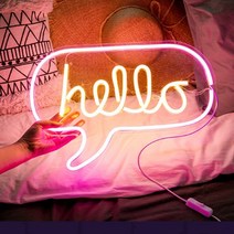 LED 네온사인 조명 글씨 간판 선물용 인테리어 조명 무드등, 2걸이식네온사인-러브