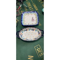 포르투갈그릇 복 갬성캠핑 떡볶이 치즈플레이트 프랑스 영국 폴란드 식빵접시 수입빈티지 독일, 스톱 2개