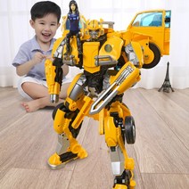 트랜스포머 변신 대형 로봇 장난감 범블비, (옵티머스 필라 with 베스트) 40CM