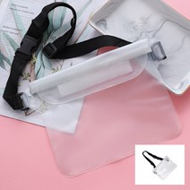 랜스몰 스마트폰 방수팩 힙색, 1개, 방수힙색(투명)