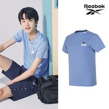 [푸마 키즈] [REEBOK] NEW 리복키즈 주니어 클래식 반팔티셔츠 블루