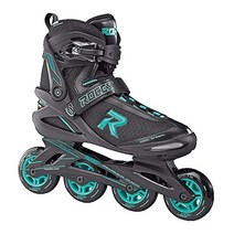 로체스 Roces 콘 피트니스 인라인 스케이트 가성비 추천 미국직구, Black/Aqua