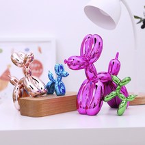 제프쿤스 벌룬독 풍선개 카페인테리어 감성소품, 오렌지