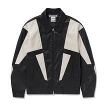 DIADORA X VIVASTUDIO COLOR MIX VEGAN LEATHER JACKET BLACK VLRWCJWU01EBKA 299861