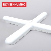 번개표 led 형광등 기구 방등 주방등 번개 십자등 50W 주광색, 주광색(쿨화이트), 번개표 LED십자등 50W