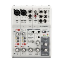 YAMAHA AG06MK2 W (화이트컬러) /USB 오디오 인터페이스가 있는 6채널 라이브 스트리밍 믹서.야마하AG06-MK2W 정품, AG06MK2(화이트)