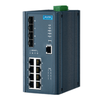 어드밴텍 EKI-7712E-4FPI-AE 8FE PoE and 4G SFP Managed Ethernet Switch IEEE802.3af at 46 57VDC -40 75℃