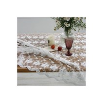 블라썸 웨딩 레이스 테이블보 식탁보 2인 4인 6인.앤코튼, 직4(130x180)