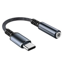 USB C - 3.5mm 헤드폰 잭 어댑터 타입 C - Aux 오디오 동글 케이블 코드 고해상도 DAC 픽셀 5 4 3 2 1 XL 삼성 갤럭시 S21/S20/S20+/S20, Blue