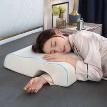 메모리폼 팔베개 2인용 오른팔 옆잠 베개 숙면 수면 배개 기능성