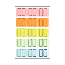 29X23mm 컬러 일반 이름 라벨 스티커 견출지 7P