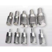 스트레이너 필터 급수관 배관용품 스텐 하단 암 필터, 16mm-24mm