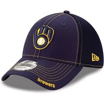 New Era MLB 네오 팀 컬러 39Thirty 스트레치 플렉스 핏 모자 캡 York Yankees, Small-Medium, 네이비