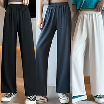 보드미 바캉스룩 하늘하늘한 3컬러 여성 캐주얼 데일리 밴딩 바지