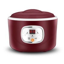 요구르트제조기 메이커 요거트 유산균 발효기220V 1L 전기 요구르트 메이커 미니 자동 스테인레스 스틸 가, 01 purple_02 EU
