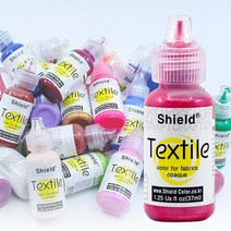 jc_염료 쉴드 37ml 염색 패브릭 낱색 물감 섬유 DIY 텍스타일, G-55 Glitter Red
