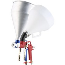 스타코건 외벽 스톤 페인트 스프레이 건, 3L 노란색 플라스틱