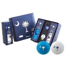 Volvik 생생한 골프공 주 에디션 선물 팩 6개 볼 마커 자석 모자 클립, Carolina