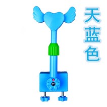 어린이 초등학생 책상자세교정기 바른 의자 자세 교정 교정기 학습 유치원 거북목, 하늘색 작은 천사 스탠드 - 클램프 테이블 스타일