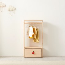 소르니아 애플 원서랍행거 유아동수납장/서랍장/수납장, 단품