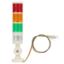 DC 24V 산업용 CNC 기계 경고등 빨간색 주황색 녹색 LED 표시 등 부저 경보 신호등 접이식 브래킷 받침대